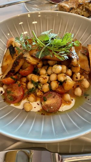 Mushroom "octopus"   at Olivia Restaurant in Los Angeles