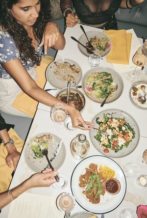   at Olivia Restaurant in Los Angeles