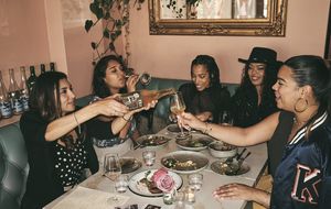   at Olivia Restaurant in Los Angeles