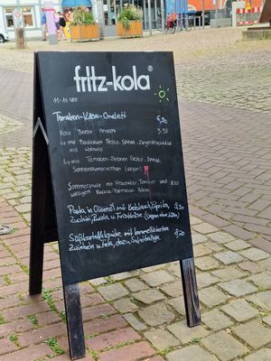 Tageskarte at Café Mia in Lemgo