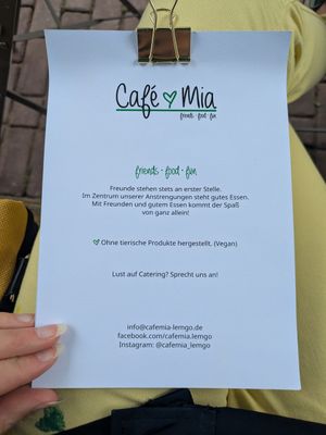  at Café Mia in Lemgo