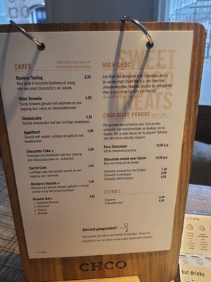 vegan options at Chocolate Company Cafe in Zwolle