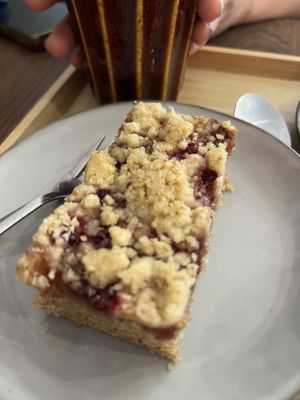 Berry-streusel cake  at My Mom's in Salzburg