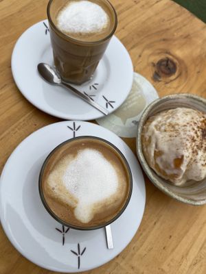 Vegan milk for the coffee   at Puku Puku in Arequipa