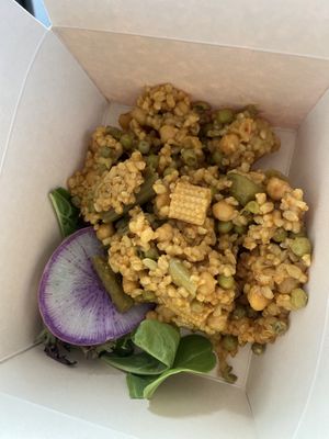 chickpea stir fry   at Radish Kitchen in Peoria