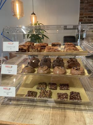 bakery case  at Radish Kitchen in Peoria