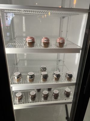 cupcake fridge  at Radish Kitchen in Peoria