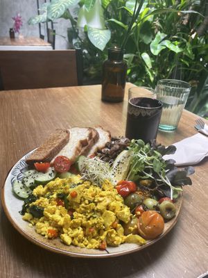 Tofu scramble   at Earth House Restaurant And Wine Bar in Bangkok