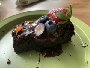 Chocolate cake    at Earth House Restaurant And Wine Bar in Bangkok