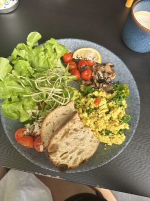 Breakfast scramble 😋  at Earth House Restaurant And Wine Bar in Bangkok