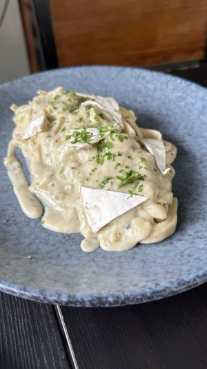 Camembert fettuccine  at Earth House Restaurant And Wine Bar in Bangkok