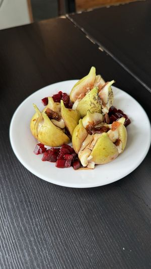 Stuffed figs  at Earth House Restaurant And Wine Bar in Bangkok