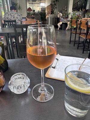 😉  at Earth House Restaurant And Wine Bar in Bangkok