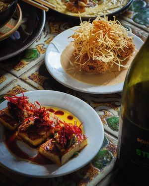 Tapas at Earth House Restaurant And Wine Bar in Bangkok