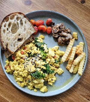 scramble at Earth House Restaurant And Wine Bar in Bangkok