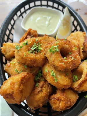 Calamari   at Earth House Restaurant And Wine Bar in Bangkok