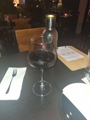 Vegan wine at Earth House Restaurant And Wine Bar in Bangkok