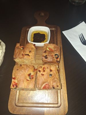 Foccacia at Earth House Restaurant And Wine Bar in Bangkok