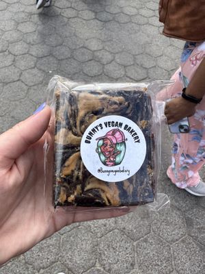 PB Brookie  at Bunny's Vegan Bakery - Pop Up in Queens
