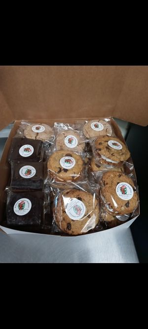 My big back variety box at Bunny's Vegan Bakery - Pop Up in Queens