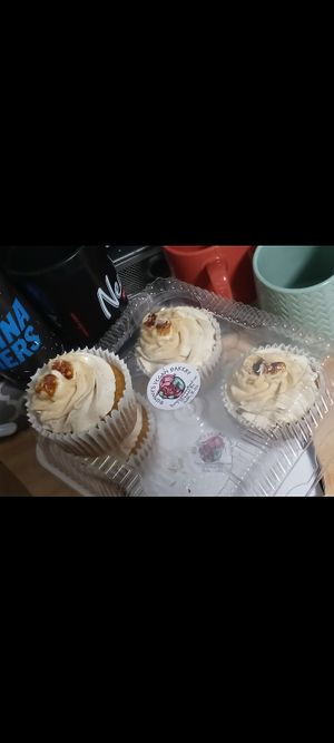 The Best sweet potato cupcakes at Bunny's Vegan Bakery - Pop Up in Queens