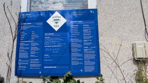 Menu (April 2025) at The Hidden Gem Treat Shop & Cafe in Victoria