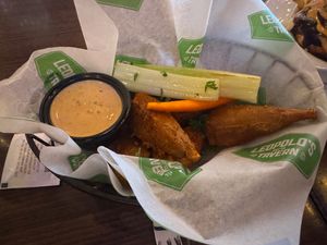 Plant-based Wings at Leopold's Tavern in Victoria