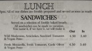 Menu  at Cafe Deli 122 in Rickmansworth