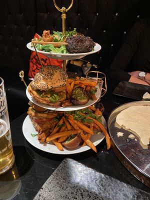 Vegan sharing platter.   at Cardamom Black in Harrogate