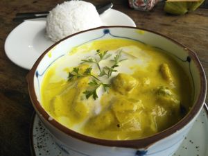 Amok at Arts Cafe in Kep