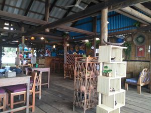 Interior  at Arts Cafe in Kep