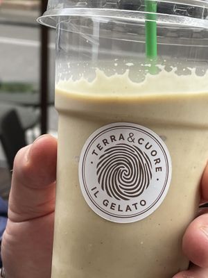 Milkshake (without vegan whipped cream)  at Gelateria Terra & Cuore in Verona