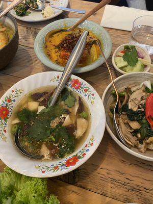 Lunch tasting menu   at som saa in East London