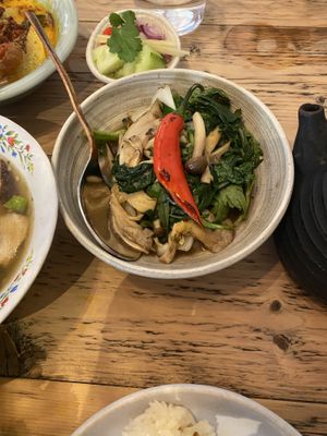 Lunch tasting menu   at som saa in East London