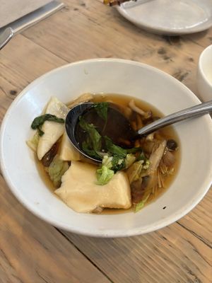 Delicious broth   at som saa in East London