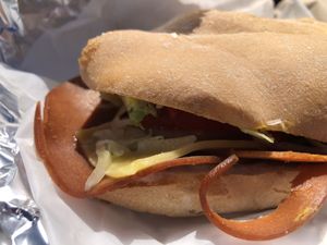 Sandwich was so good!  at Casita Vegana SF in San Francisco