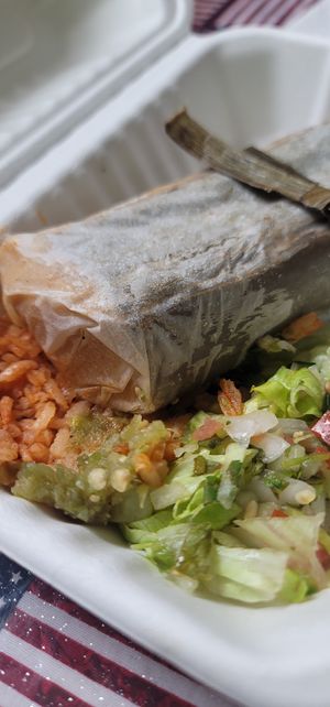 Tamal Salvadoreño at Casita Vegana SF in San Francisco