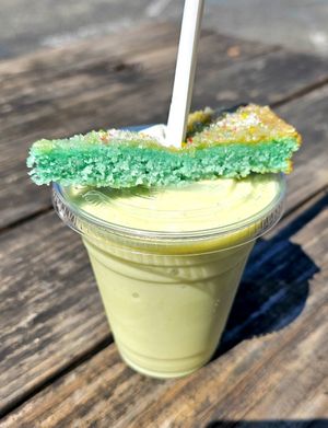 Avocado smoothie at Casita Vegana SF in San Francisco