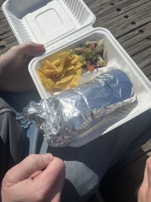 Burrito  at Casita Vegana SF in San Francisco