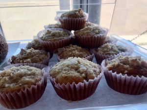 Banana muffins at Casita Vegana SF in San Francisco