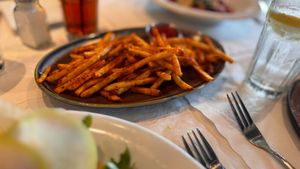 Blackened Fries  at Scott's Seafood Roundhouse in Folsom