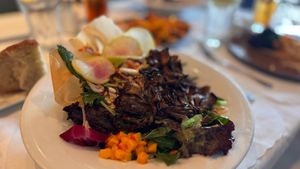 Pacific Rim with Wild Mushroom  at Scott's Seafood Roundhouse in Folsom