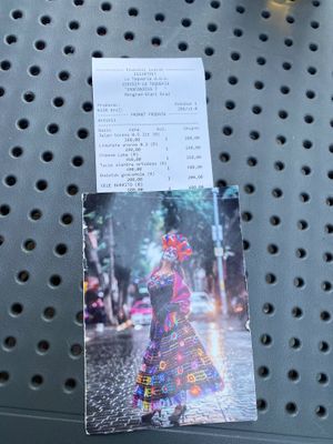 The bill.  at La Taqueria in Belgrade