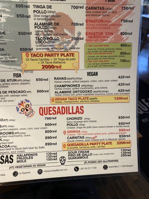   at La Taqueria in Belgrade