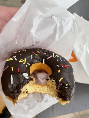 Rainbow Chocolate  at Dunkin' in Leipzig