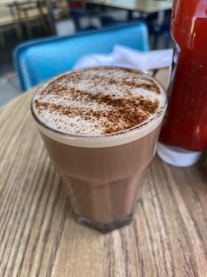 Almond milk chocolate chai  at Walnut Cafe in Boulder