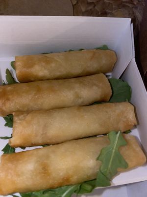 Spring rolls  at Vegamaki Sushi Bar in Porto