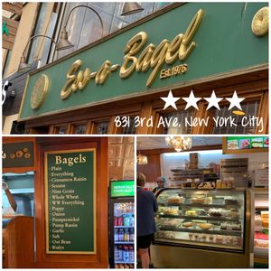 Bagels were SO good! at Ess a Bagel - 3rd Ave in New York City