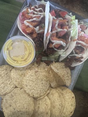 Walnut tacos  at Royal Health World Retail & Cafe in Atlanta