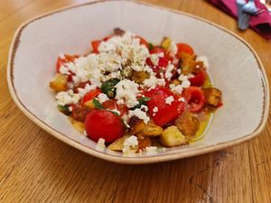 Cyprus salad at Smokvica - Molerova in Belgrade